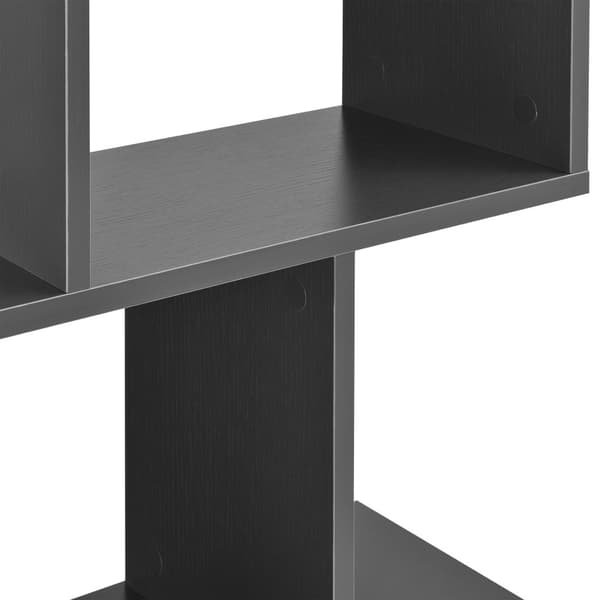 [en.casa] Boghylde - 130x60x24cm - mørkegrå