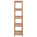Miniatyrbilde 2 av 7: vidaXL Baderomshylle 4 etasjer heltre teak 42x42x165 cm