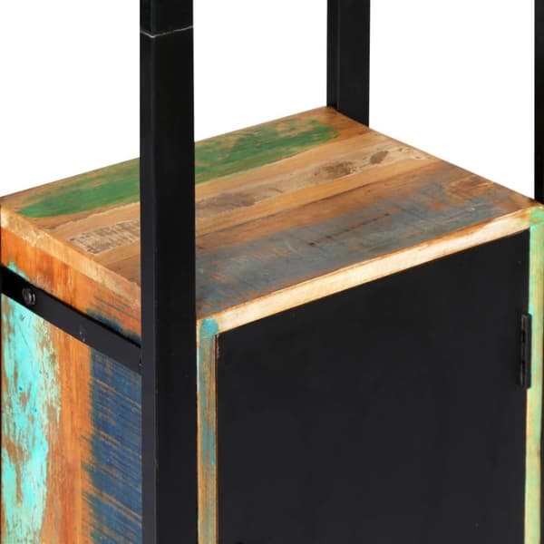 vidaXL Bogreol/reol 45x30x171 cm massivt genbrugstræ change