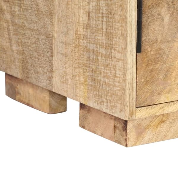 vidaXL Bokhylla 60x35x180 cm massivt mangoträ