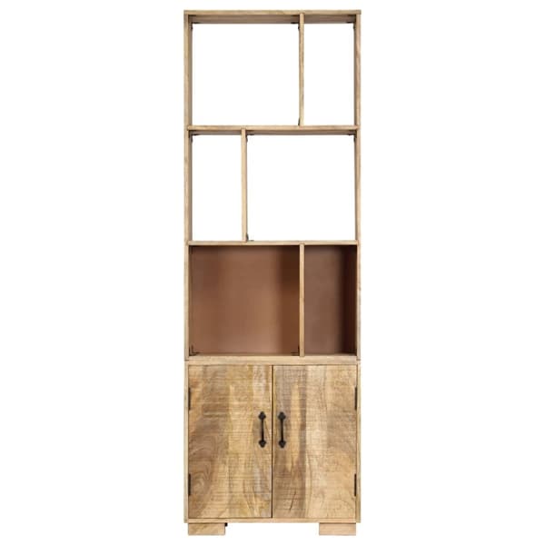 vidaXL Bokhylla 60x35x180 cm massivt mangoträ