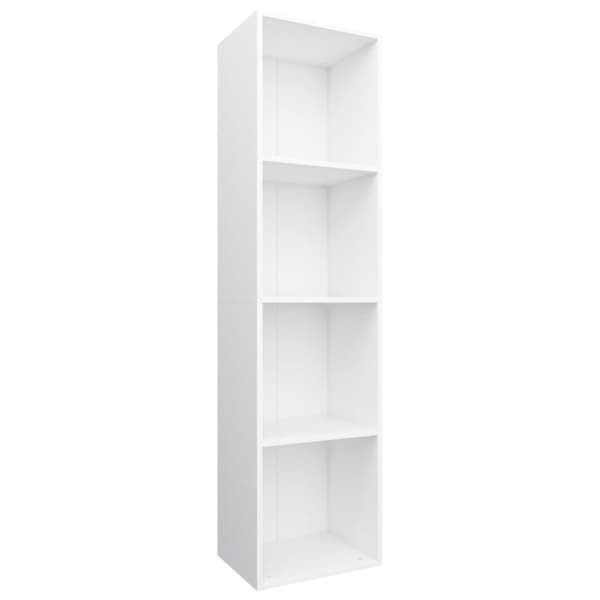 vidaXL Reol/tv-skab 36 x 30 x 143 cm spånplade hvid