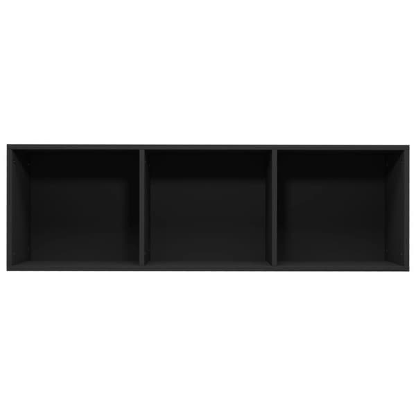 vidaXL Reol/tv-skab 36 x 30 x 114 cm spånplade sort