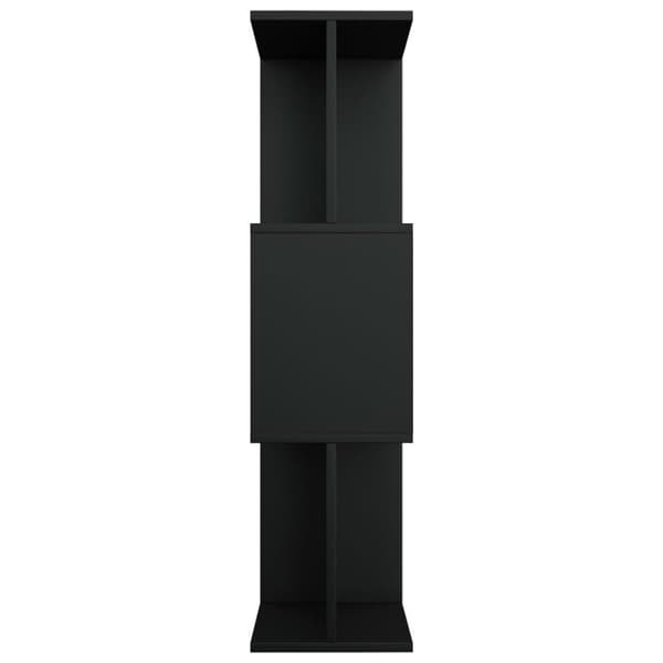 vidaXL Reol/rumdeler 80 x 24 x 96 cm spånplade sort