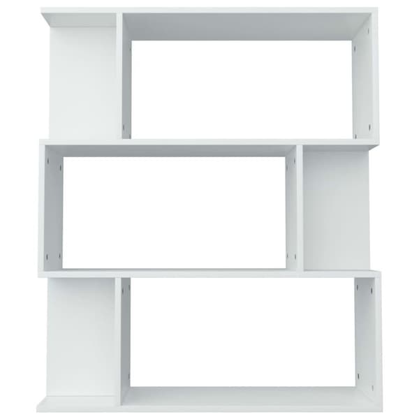 vidaXL Reol/rumdeler 80 x 24 x 96 cm spånplade hvid