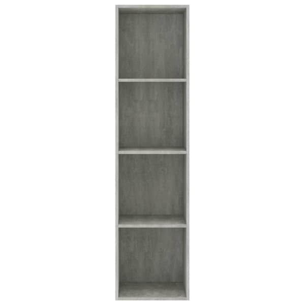 vidaXL Reol/tv-skab 36 x 30 x 143 cm spånplade betongrå