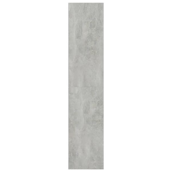 vidaXL Reol/tv-skab 36 x 30 x 143 cm spånplade betongrå