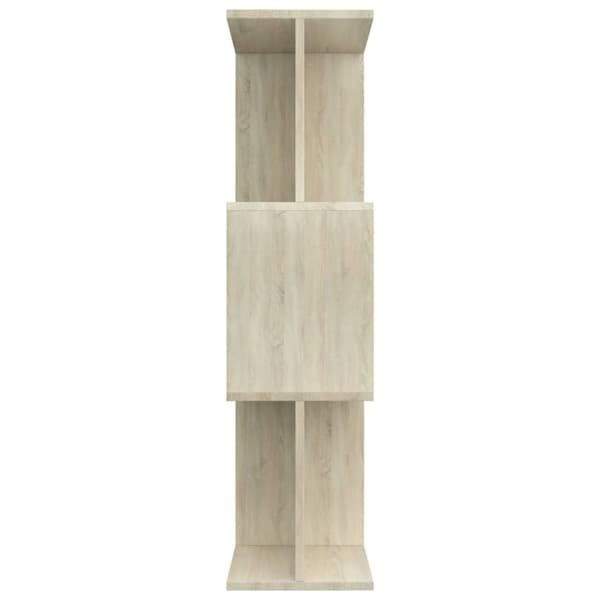 vidaXL Reol/rumdeler 80 x 24 x 96 cm spånplade sonoma-egetræsfarve
