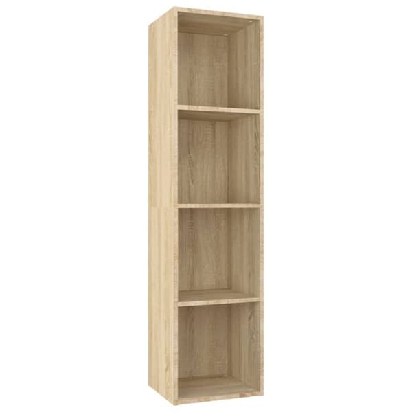 vidaXL Reol/tv-skab 36 x 30 x 143 cm spånplade sonoma-egetræsfarve