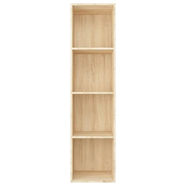 vidaXL Reol/tv-skab 36 x 30 x 143 cm spånplade sonoma-egetræsfarve