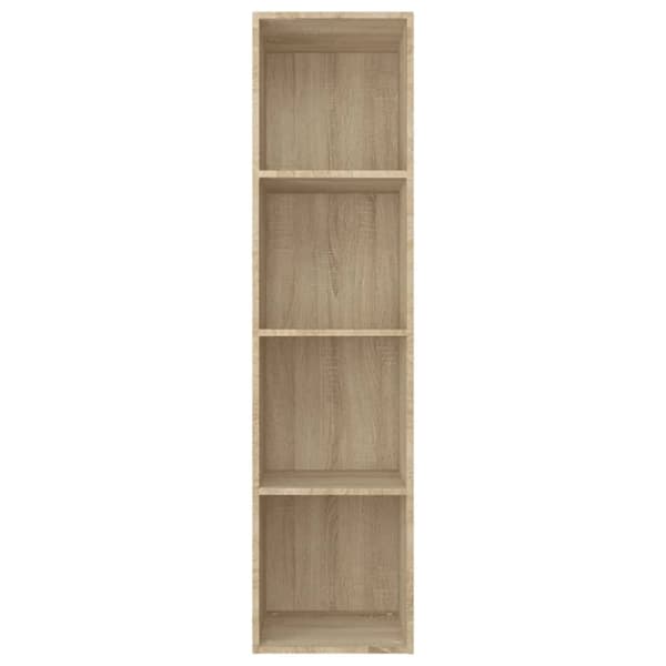 vidaXL Reol/tv-skab 36 x 30 x 143 cm spånplade sonoma-egetræsfarve