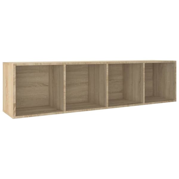 vidaXL Reol/tv-skab 36 x 30 x 143 cm spånplade sonoma-egetræsfarve