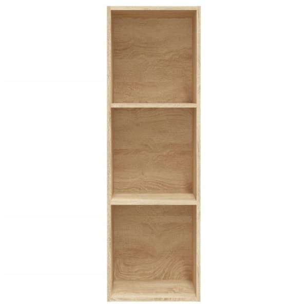 vidaXL Bokhylle/TV-benk sonoma eik 36x30x114 cm konstruert tre
