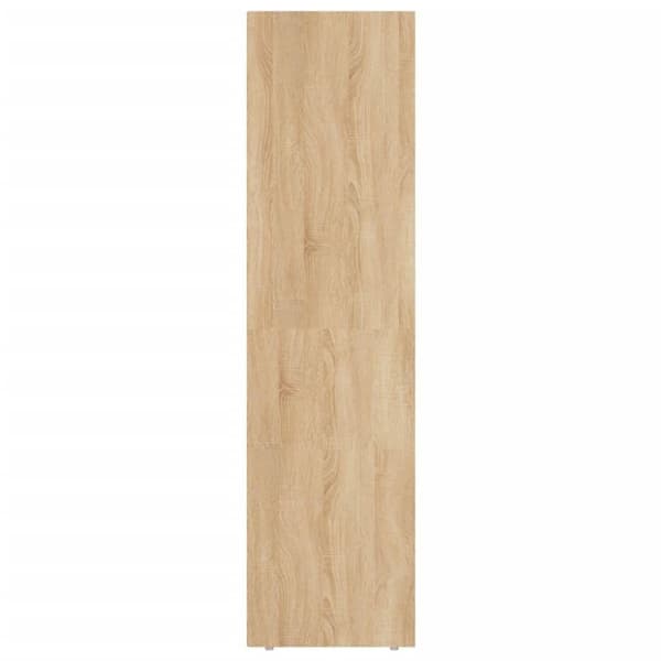 vidaXL Bokhylle/TV-benk sonoma eik 36x30x114 cm konstruert tre