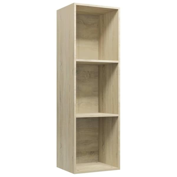 vidaXL bogreol/tv-bord 36x30x114 cm konstrueret træ Sonoma-eg