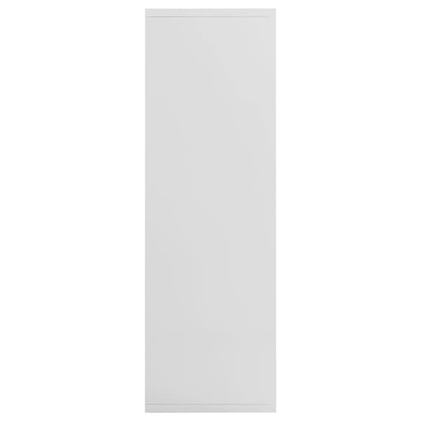 vidaXL Bokhylle/skjenk høyglans hvit 50x25x80 cm sponplate