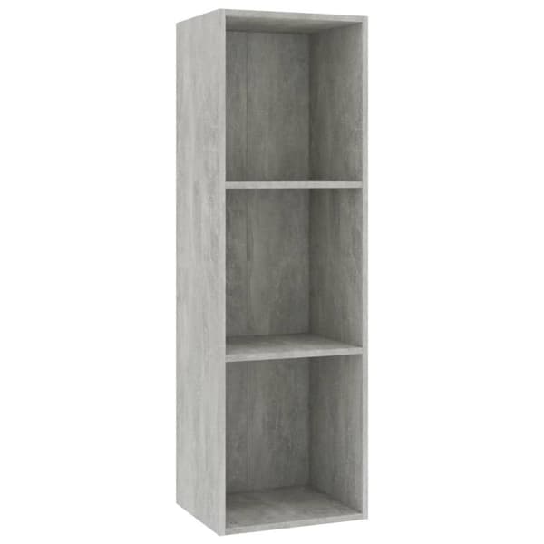 vidaXL Reol/tv-skab 36 x 30 x 114 cm spånplade betongrå