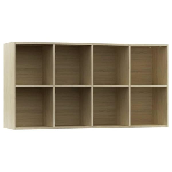 vidaXL Reol/skænk sonoma-eg 66 x 30 x 130 cm spånplade