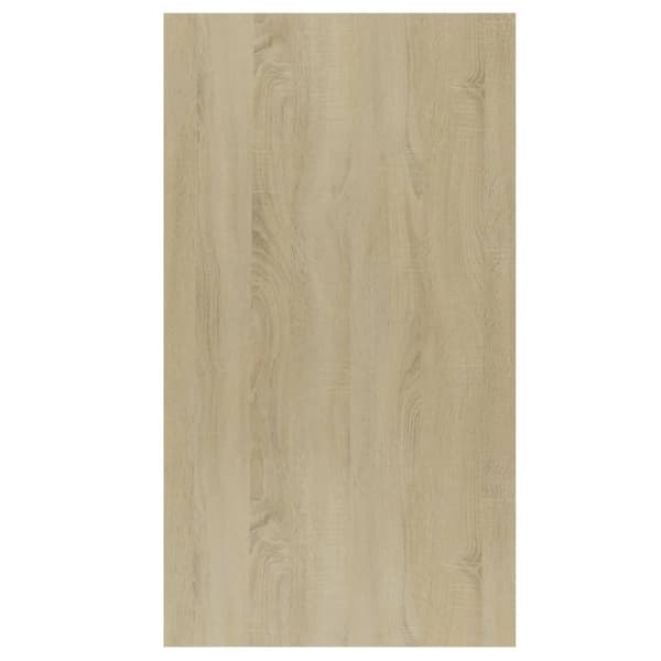 vidaXL Reol/skænk sonoma-eg 50x25x80 cm spånplade