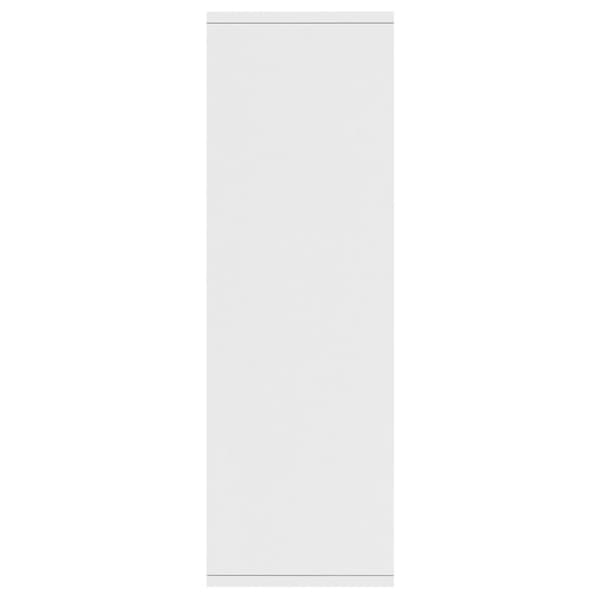 vidaXL Reol/skænk hvid 50x25x80 cm spånplade