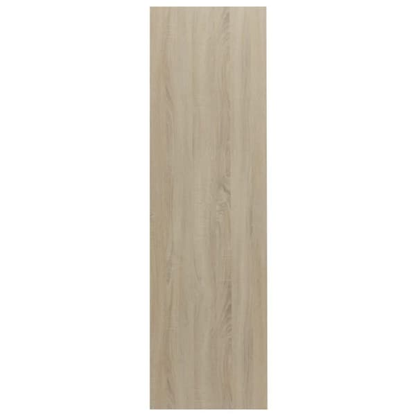 vidaXL Bokhylle sonoma eik 97,5x29,5x100 cm konstruert tre