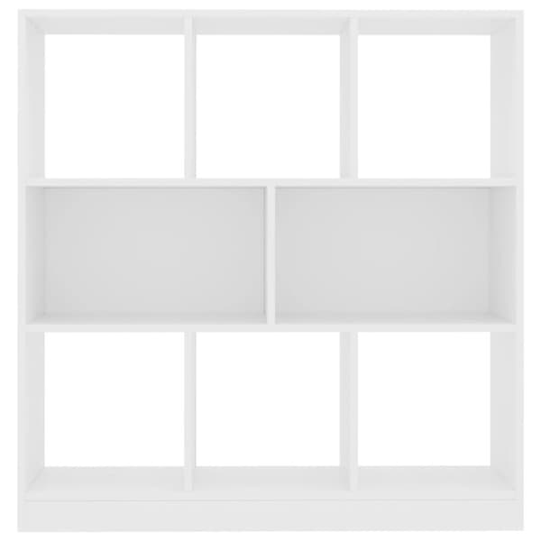 vidaXL Bokhylle hvit 97,5x29,5x100 cm sponplate