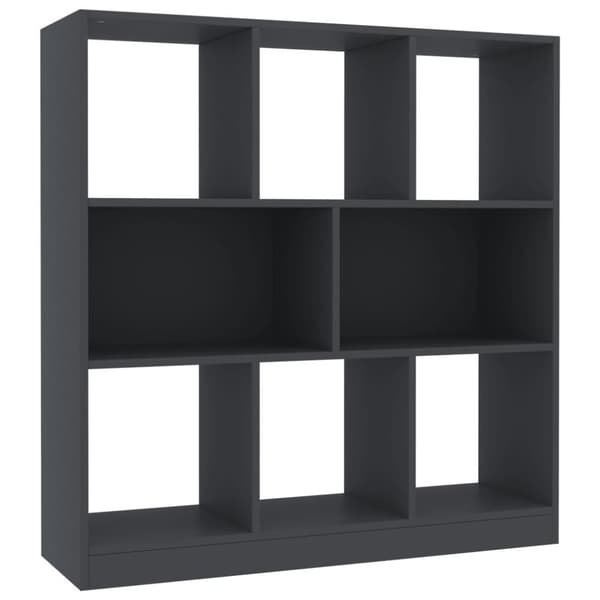 vidaXL bogreol 97,5x29,5x100 cm konstrueret træ grå