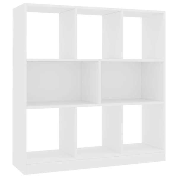 vidaXL Reol 97,5 x 29,5 x 100 cm spånplade hvid