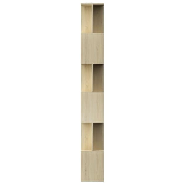 vidaXL bogreol/rumdeler 80x24x192 cm konstrueret træ sonoma-eg