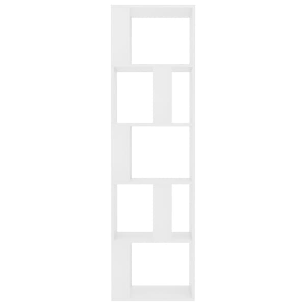 vidaXL bogreol/rumdeler 45x24x159 cm konstrueret træ hvid