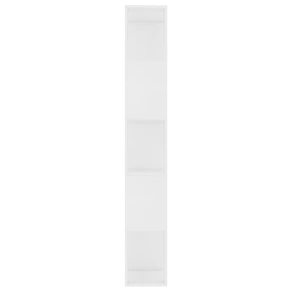 vidaXL bogreol/rumdeler 45x24x159 cm konstrueret træ hvid