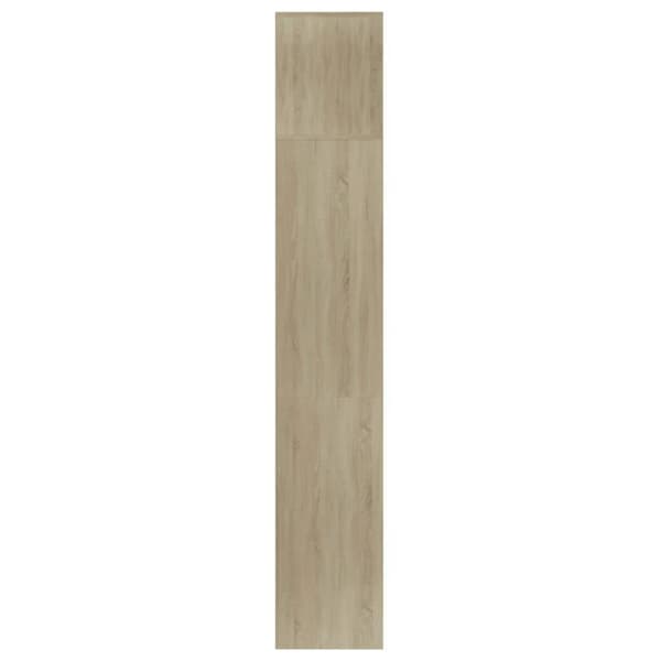 vidaXL bogreol/tv-møbel 3 dele 180x30x180 cm sonoma-eg