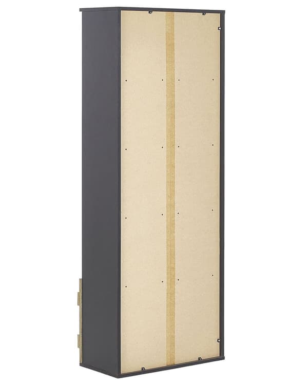 Reol Brunt Sort Træ Spånplade 163 cm Lade Stil