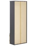 Miniatyrbillede 7 af 11: Reol Brunt Sort Træ Spånplade 163 cm Lade Stil