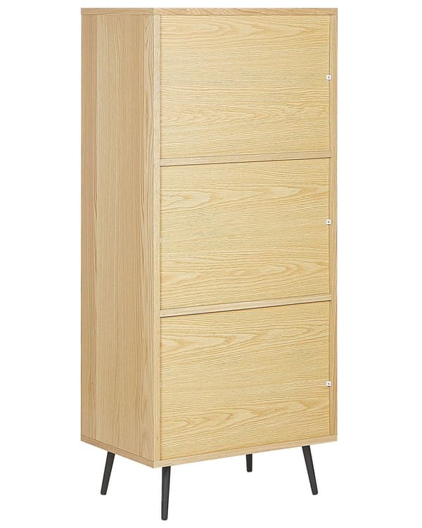 Bogreol Lyst Træ Hvid MDF 139 x 60 x 40 cm Reol med Opbevaring Skuffer Hylder Moderne Opbevaringsreoler til Stue med Soft Close Mekanisme