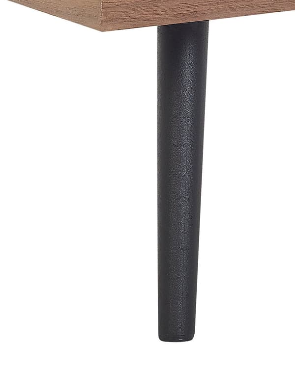 Kirjahylly tumma puu/harmaa 4 hyllyä 2 laatikkoa 139 x 60 x 40 cm perinteinen tyyli