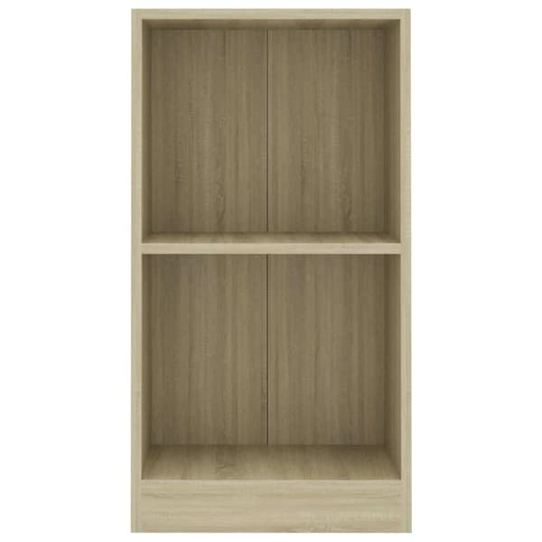 vidaXL Bokhylle sonoma eik 40x24x75 cm sponplate
