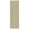 Miniatyrbilde 5 av 8: vidaXL Bokhylle sonoma eik 40x24x75 cm sponplate