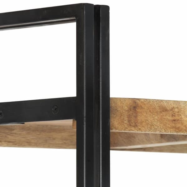 vidaXL Bokhylle 5 etasjer 90x30x180 cm heltre mango