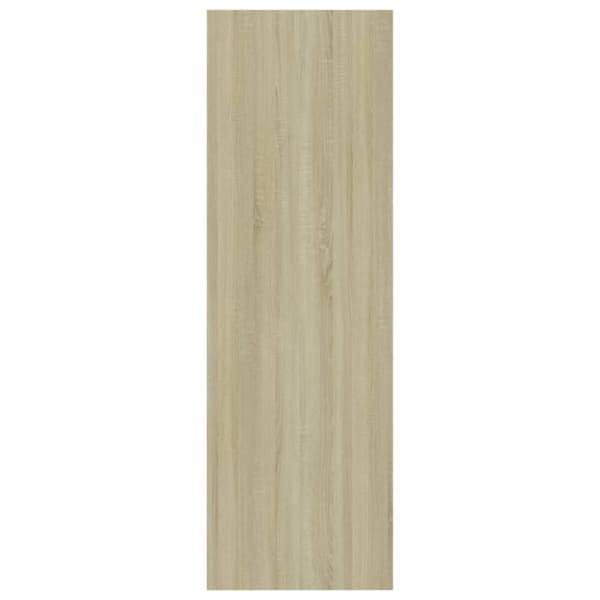 vidaXL Bogreol/reol 40 x 24 x 75 cm spånplade sonoma-eg change