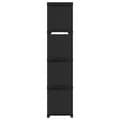Miniatyrbilde 3 av 9: vidaXL Displayhylle med 12 kuber svart 103x30x141 cm stoff