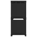 Miniatyrbillede 4 af 9: vidaXL Display reol med 5 kubeformede rum 103x30x72,5 cm stof sort