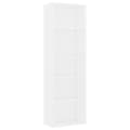 Miniatyrbillede 1 af 6: vidaXL Bogreol/reol med 5 hylder 60 x 30 x 189 cm spånplade hvid change