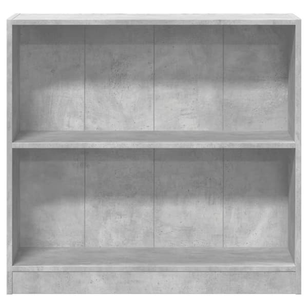 vidaXL Bogreol/reol 80x24x75 cm konstrueret træ hvid change