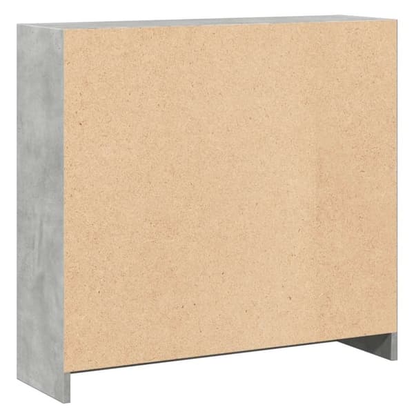 vidaXL Bogreol/reol 80x24x75 cm konstrueret træ hvid change