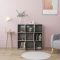 Pikkukuva 3 / 10: vidaXL Kirjahylly betoninharmaa 90x30x90 cm lastulevy
