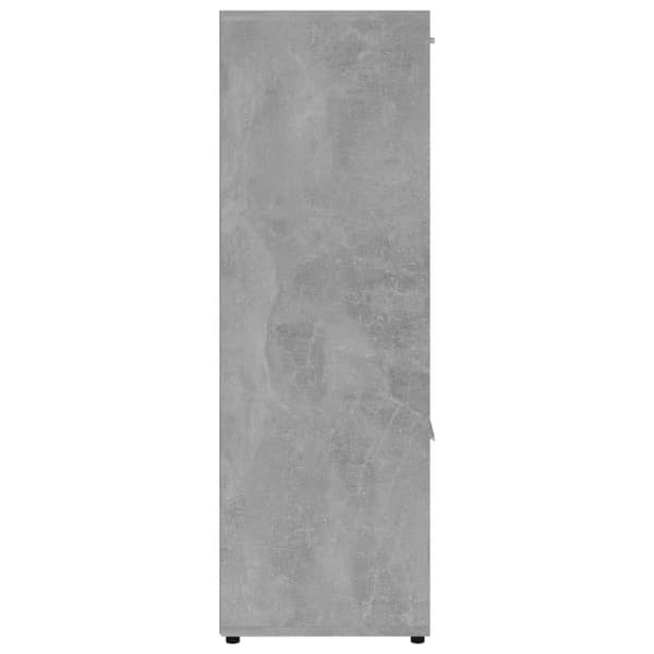 vidaXL Kirjahylly betoninharmaa 90x30x90 cm lastulevy