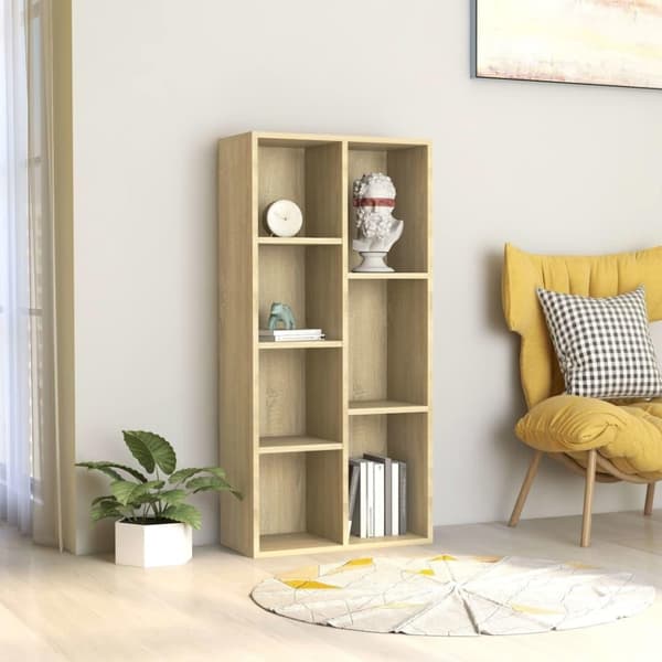 vidaXL bogreol 50x25x106 cm konstrueret træ sonoma-eg