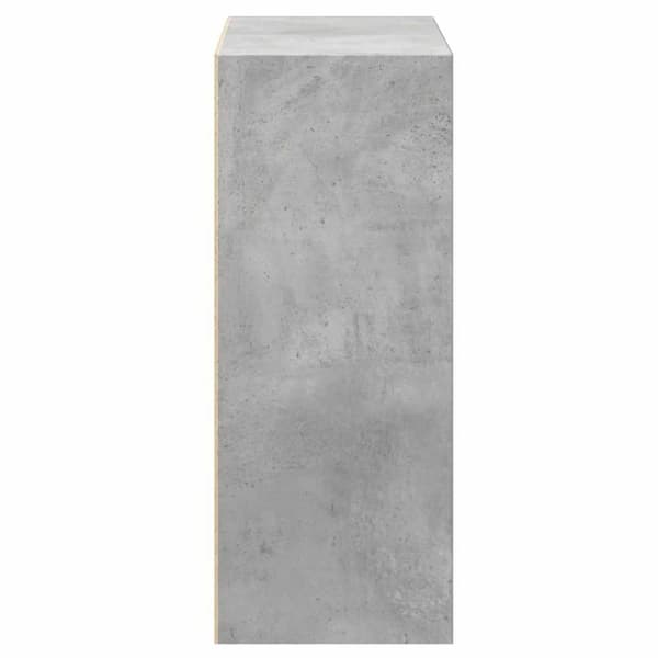 vidaXL 2-tasoinen kirjahylly betoninharmaa 60x30x76,5 cm lastulevy