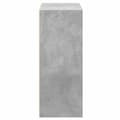 Pikkukuva 7 / 11: vidaXL 2-tasoinen kirjahylly betoninharmaa 60x30x76,5 cm lastulevy